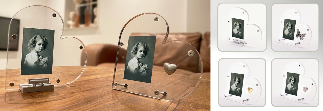 Plexiglas Hart met asbuisje